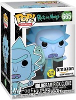 Hologram Rick Clone (Glows In The Dark) from Rick and Morty - Pop! Vinyl Figures manufactured by Funko [Front]
