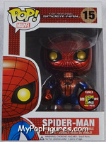 Spider-Man (Metallic) from Spider-Man - Amazing Spider-Man Pop! manufactured by Funko [Front]