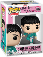 Player 456: Seong Gi-Hun (Kicking Jegi) from Squid Game - Pop! Vinyl Figures manufactured by Funko [Front]