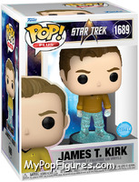 James T. Kirk (Transporter) (Glitter) from Star Trek - Pop! Plus manufactured by Funko [Front]