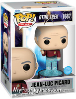 Jean-Luc Picard (Transporter) (Glitter) from Star Trek - Pop! Plus manufactured by Funko [Front]