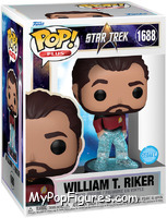 William T. Riker (Transporter) (Glitter) from Star Trek - Pop! Plus manufactured by Funko [Front]