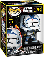 Clone Trooper Fives (Retro) from Star Wars - Clone Wars - Pop! Vinyl Figures manufactured by Funko [Front]