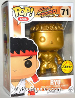 Ryu (Chase) (Gold) from Street Fighter - Pop! Vinyl Figures manufactured by Funko [Front]