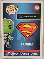 Brainiac from Superman - Pop! Vinyl Figures manufactured by Funko [Back]