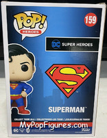 Superman (10" Scale) from Superman - Pop! Vinyl Figures manufactured by Funko [Back]