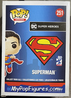 Superman (Specialty Series) from Superman - Pop! Vinyl Figures manufactured by Funko [Back]