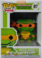 Michelangelo (8-Bit) from Teenage Mutant Ninja Turtles - Pop! Vinyl Figures manufactured by Funko [Front]
