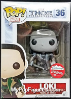 Loki (Black / White) (No Helmet) from Thor - Thor Dark World Pop! manufactured by Funko [Front]