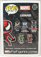 Carnage (Blades) from Venom - Pop! Vinyl Figures manufactured by Funko [Back]