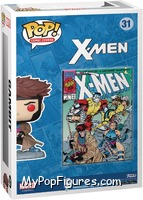 Gambit (X-Men #1) from X-Men - Comic Covers Pop! manufactured by Funko [Back]